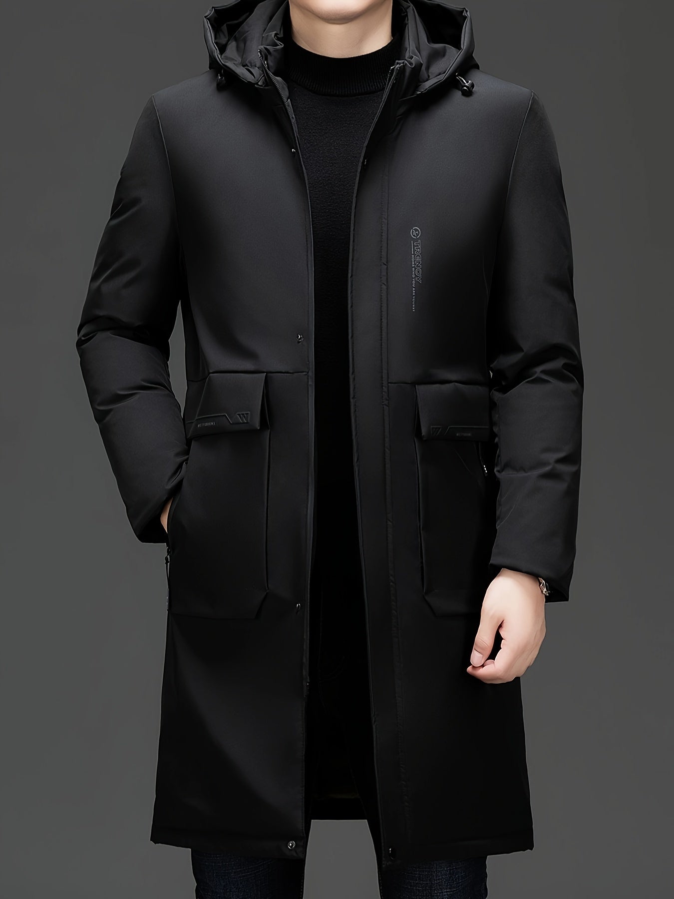 Lucas™ - Elegant Hooded Coat