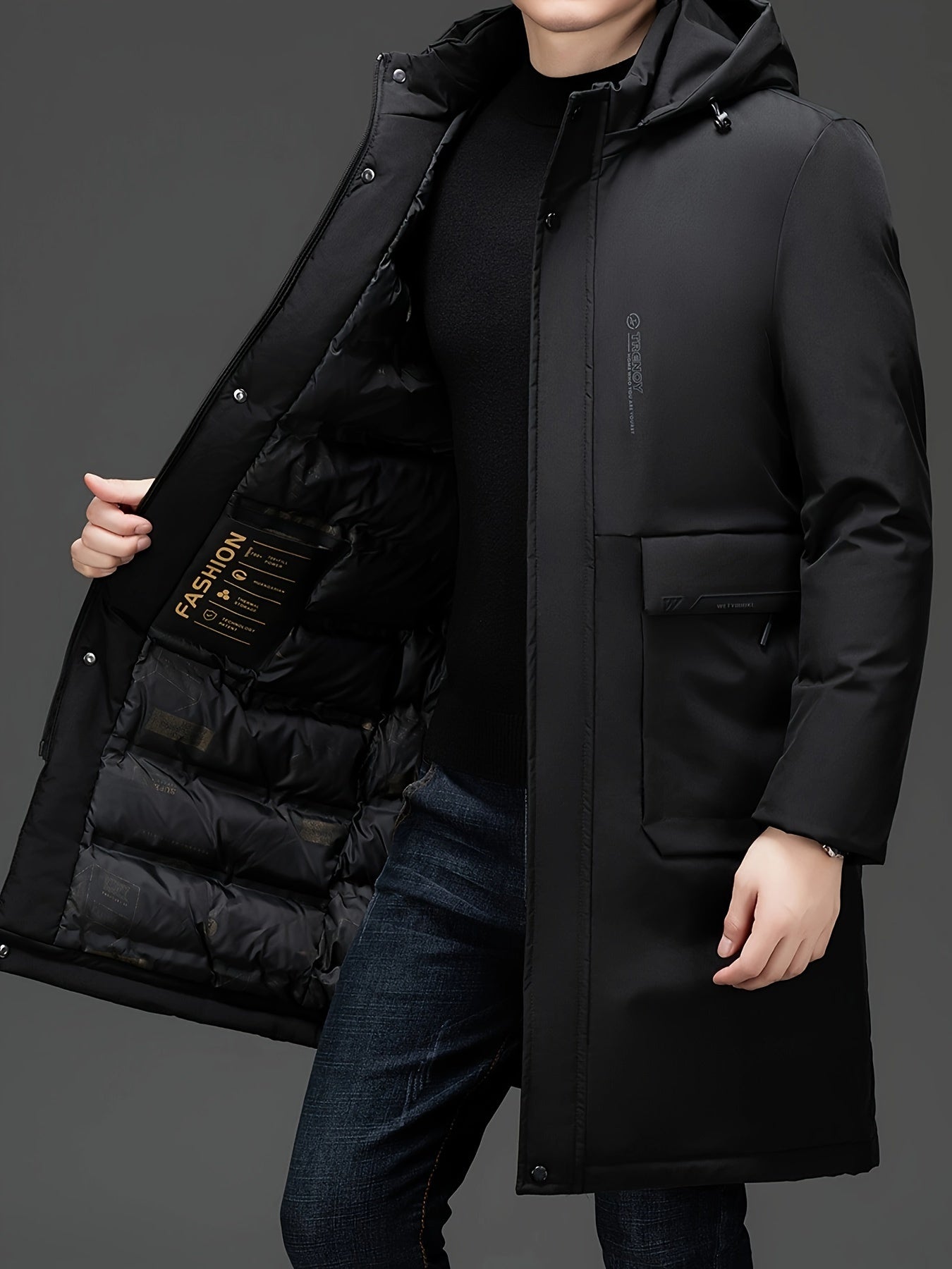 Lucas™ - Elegant Hooded Coat