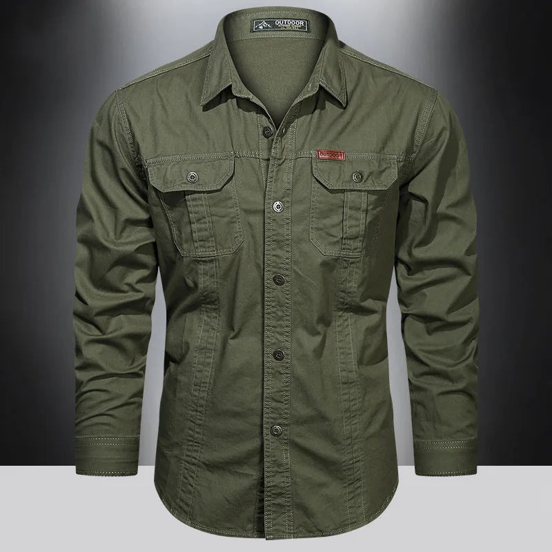 James | Men's Cotton Cargo Shirt