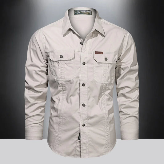 James | Men's Cotton Cargo Shirt