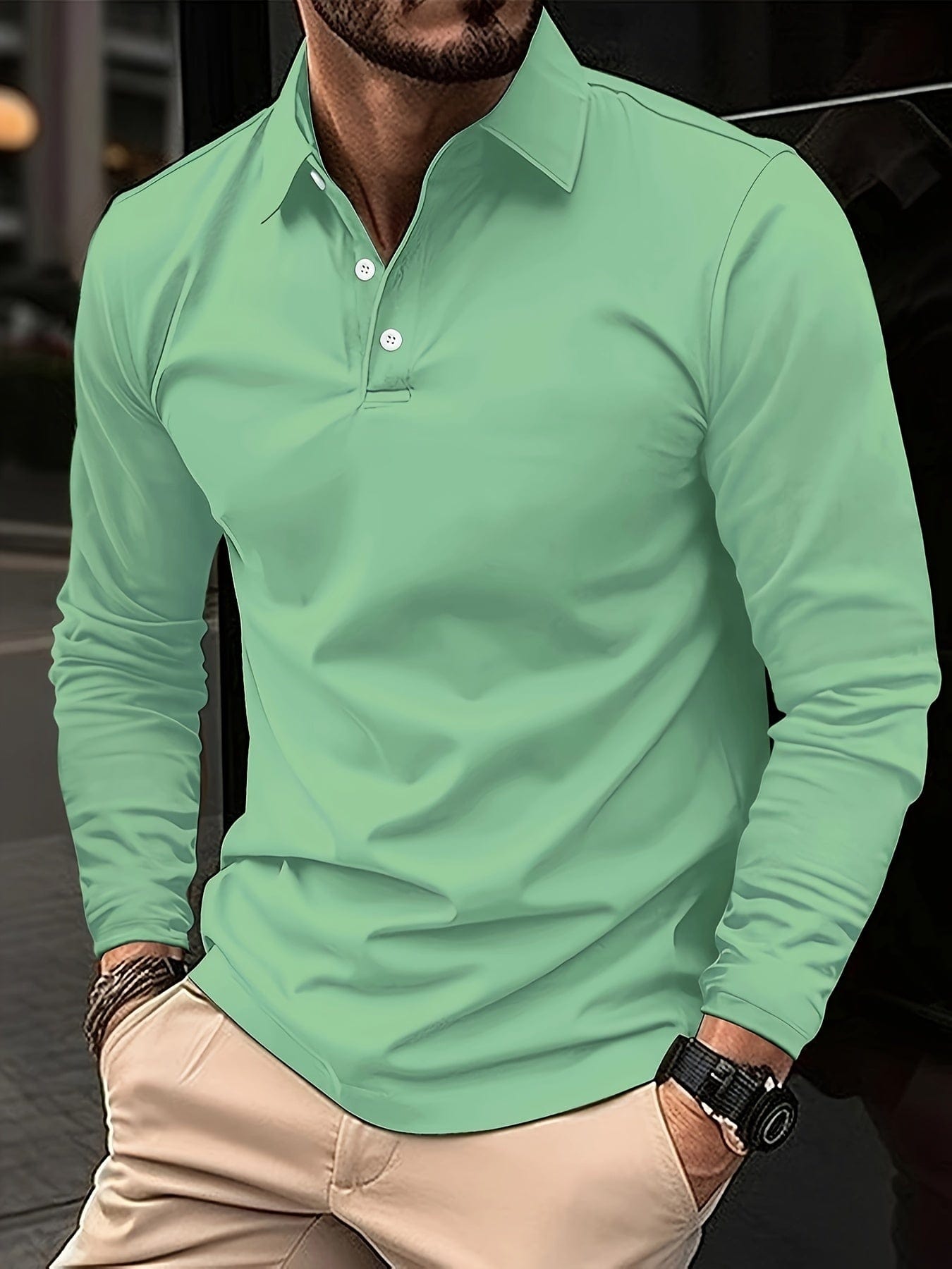 Patrick | Long Sleeve Polo